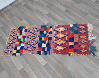 5X2 ft Bunt Teppich, Marokkanischer Teppich, Marokkanischer Teppich, Marokkanischer Teppich, Berberteppich, Wollteppich, Teppichteppich