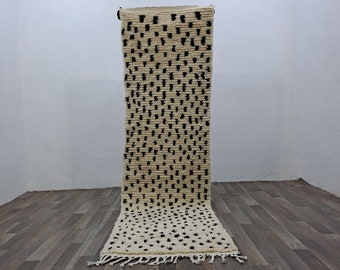 Beni ourain rug , Moroccan rug , Handmade rug , dots rug ,Custom rug , Handmade rug ,Morocco rug , Moroccan Berber rug , Dots wool rug