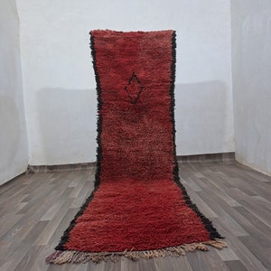7X3Ft Morocan Rug Red Wool , Custom moroccan rug, Handmade rug, Berber runner rug, bohemian rug, rug Wool