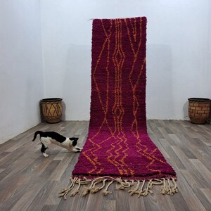 Colorful Moroccan Berber Rug: Hand-Knotted Wool, Bohemian Decor
