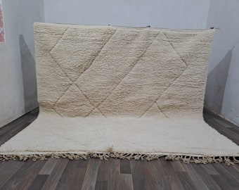 Berber Wool Rug: Moroccan Checkered Shag - Handmade and Plush