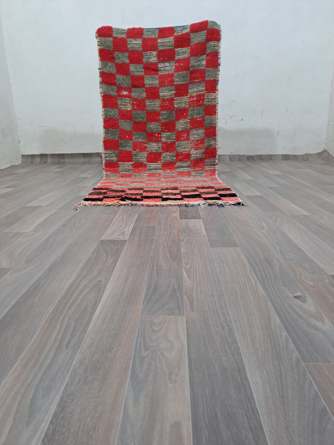 6x2ftmoroccan Unique Carpetvintage Art Deco Rugthe Rarest Moroccan