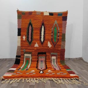 Custom Moroccan Wool Rug: Handwoven Berber Design