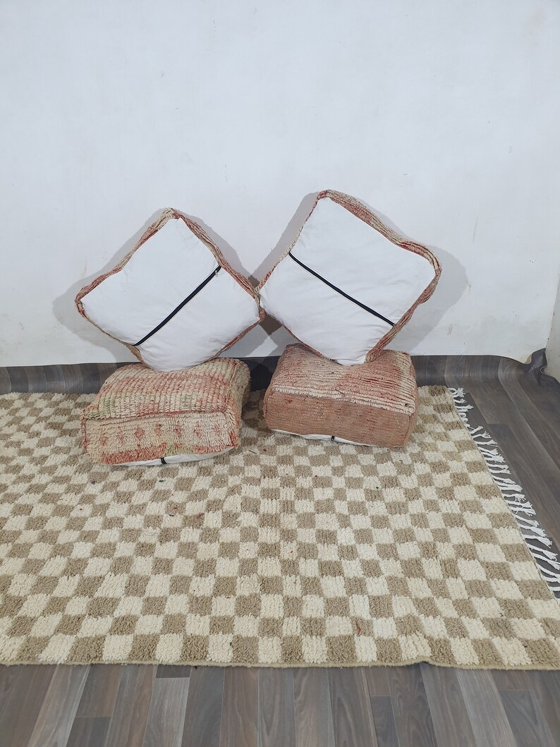 MoroccanShopHandmade Kilim Pouf - Thumbnail 3