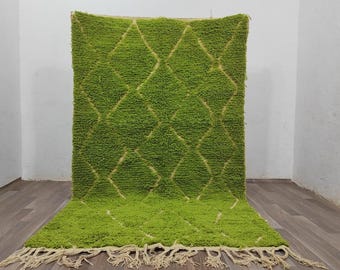 MOROCCAN SHAG RUG, Beni Ourain Rug, White Wool Rug, Custom Berber Carpet, One of a Kind Area Rug, Hand Tufted Rug. - Norway