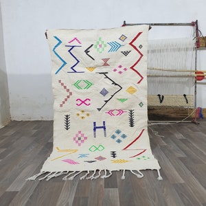 Moroccan rug, Kilim Hanbal, antique Moroccan,Texture Kilim