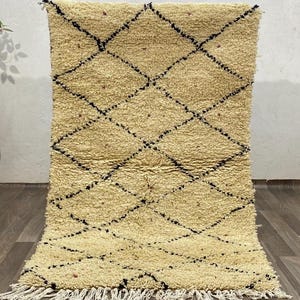 Moroccan Runner Rug, Custom Beni Ourain Rug Runner, Bespoke Berber Hallway Carpet Made to Order, Entryway Rug Runner, Kitchen Runners
