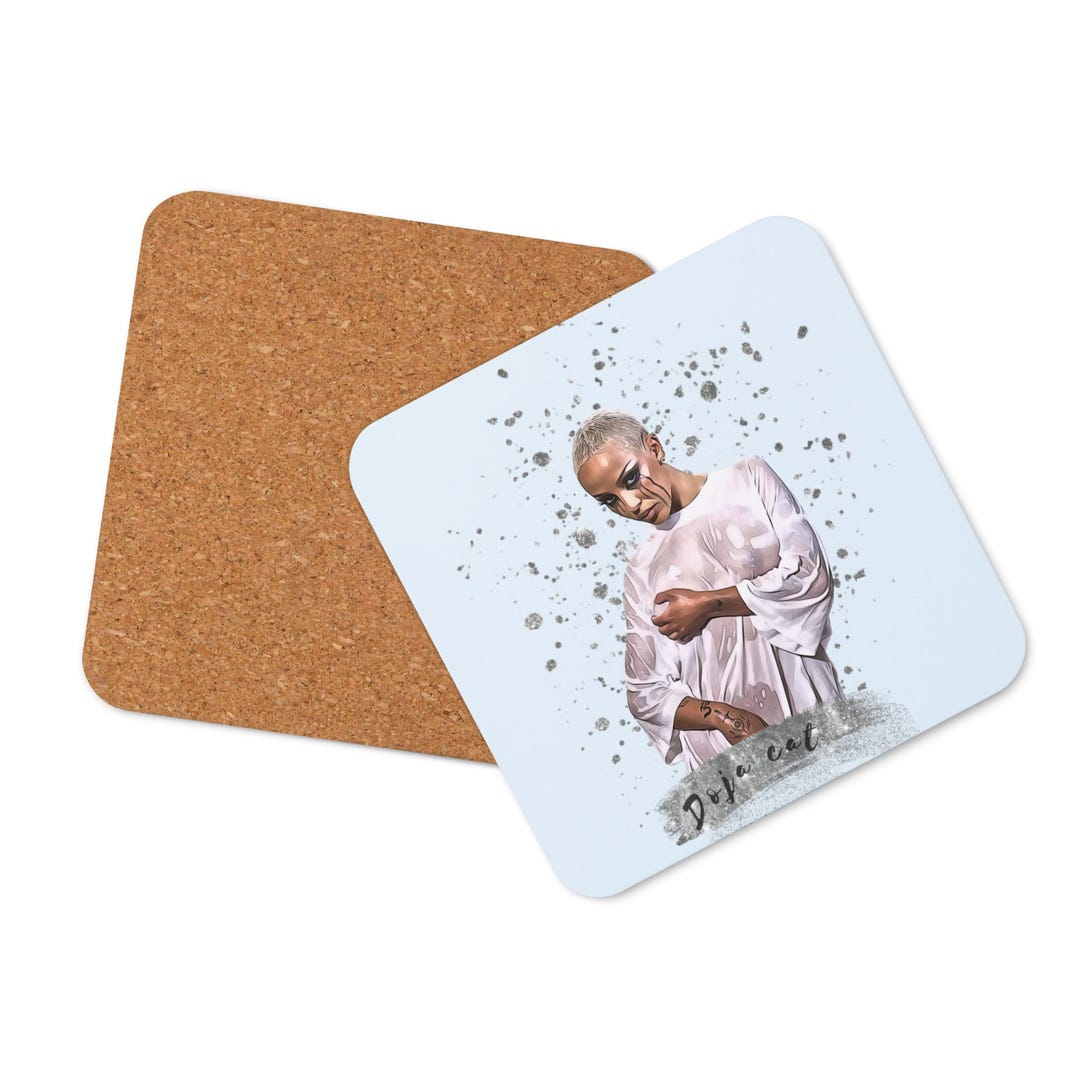 Doja Cat Coaster, Doja Cat Merch, Doja Cat Print Decor, Custom Coaster ...