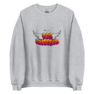 Unisex LA Sweatshirt, Los Angeles graphic pullover, Los Angeles California sweatshirt, city graphic hoodie, city sweatshirt gift