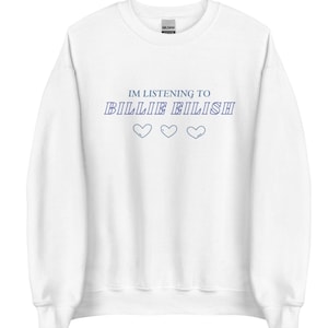 Billie eilish unisex Sweatshirt, music artist shirt for music lovers gift, billlie eilish hoodie, Billie eilish fan merch gift