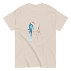 Unisex artist tshirt, art graphic shirt, shirt for artists, art lovers gift, watercolor graphic tshirt, art themed shirt, vintage art shirt