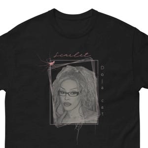 Unisex classic tee/ rap hip hop shirt/ doja cat shirt/ doja cat tshirt illustration/ doja cat fan merch/ music artist shirt/graphic top