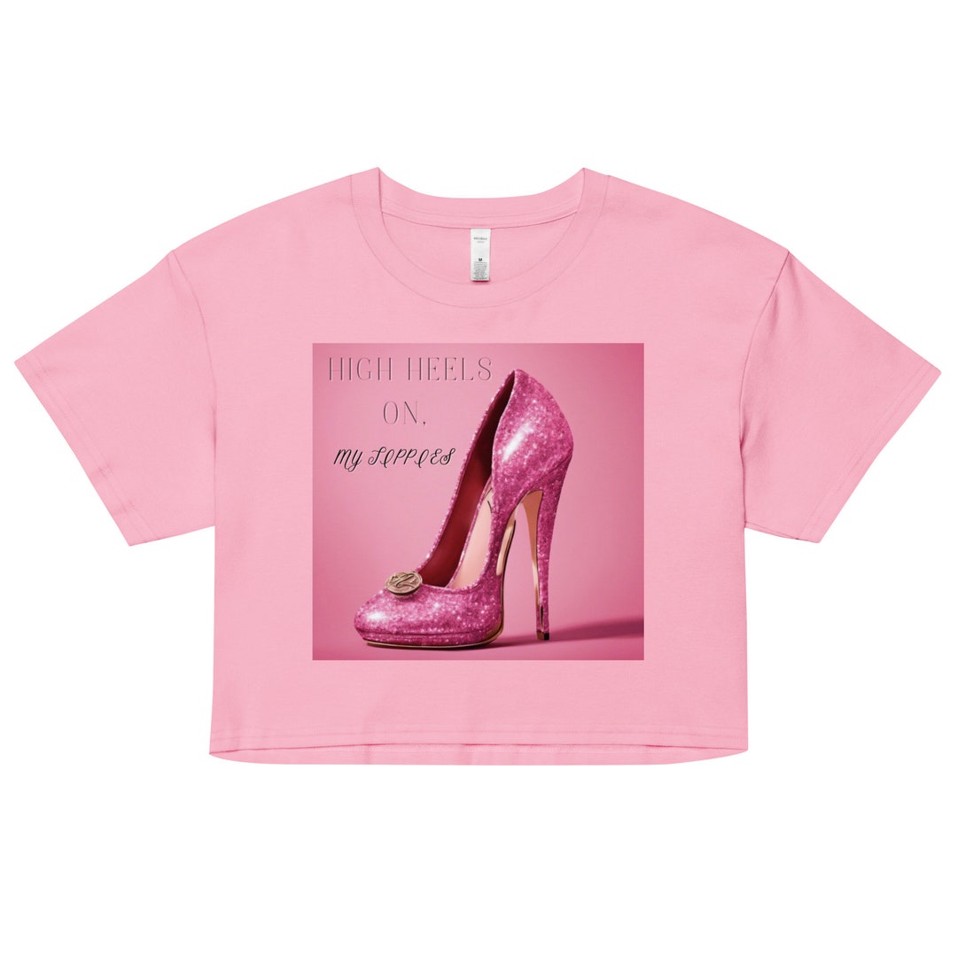 Womens High Heels on My Tippies Crop Top, Nicki Minaj - Etsy