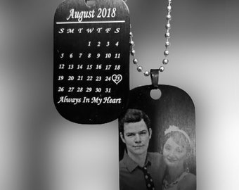Details about   Personalized Picture Military Dog Tag Gift For Loved Person's Memories Birthday 