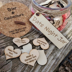 Date Night Jar | Date night Game | gifts for couples | Personalized Gift | couples night | anniversary | date ideas | valentines day