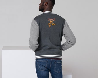 Custom Fleece Letterman Jacket, Varsity Sports Style