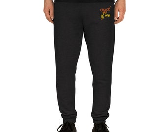 Custom Embroidered Unisex Joggers, Personalized Sweatpants