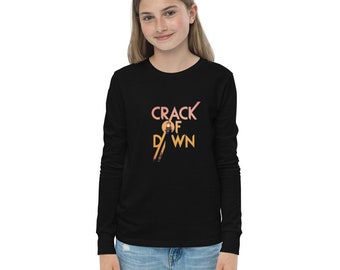 Youth Cotton Long Sleeve Tee, Custom Kids Shirt