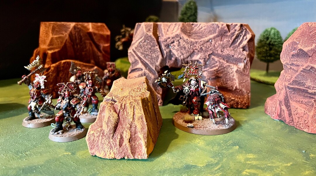 Rust/desert Style Scatter Terrain Set - 28mm Wargaming Scenery for ...