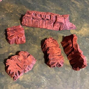Rust/desert Style Scatter Terrain Set - 28mm Wargaming Scenery for ...