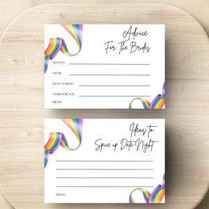 Hochzeitskarte für Bräute | Lesbische Hochzeit | Lesben Tipps | Hinweise für Braut | Gay-Hochzeit | Heiratsempfehlung | Sofortdownload | Canva bearbeiten