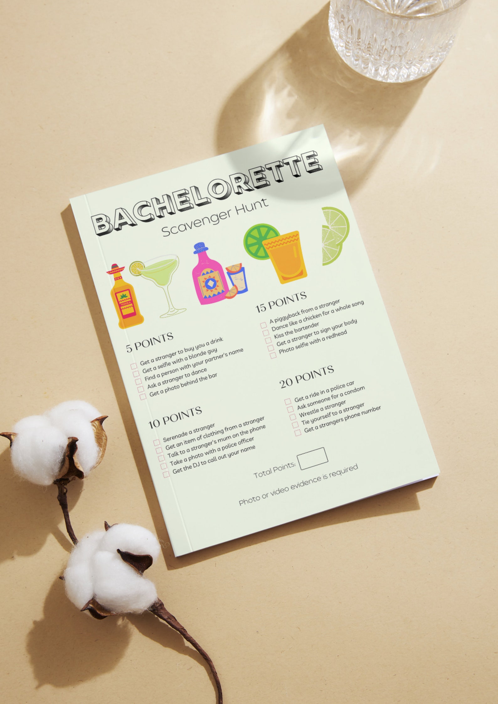 DIY Digital Bachelorette Scavenger Hunt, Hens Scavenger Hunt, Hens — free download