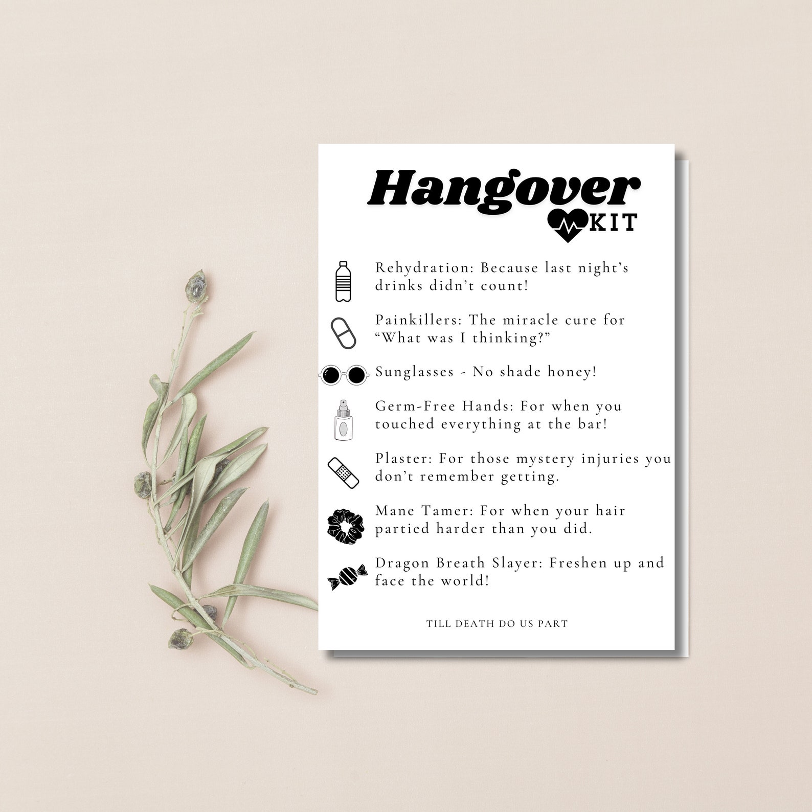 Hangover Kit Bachelorette Survival - Il 1588xN.6193928521 8sv6 
