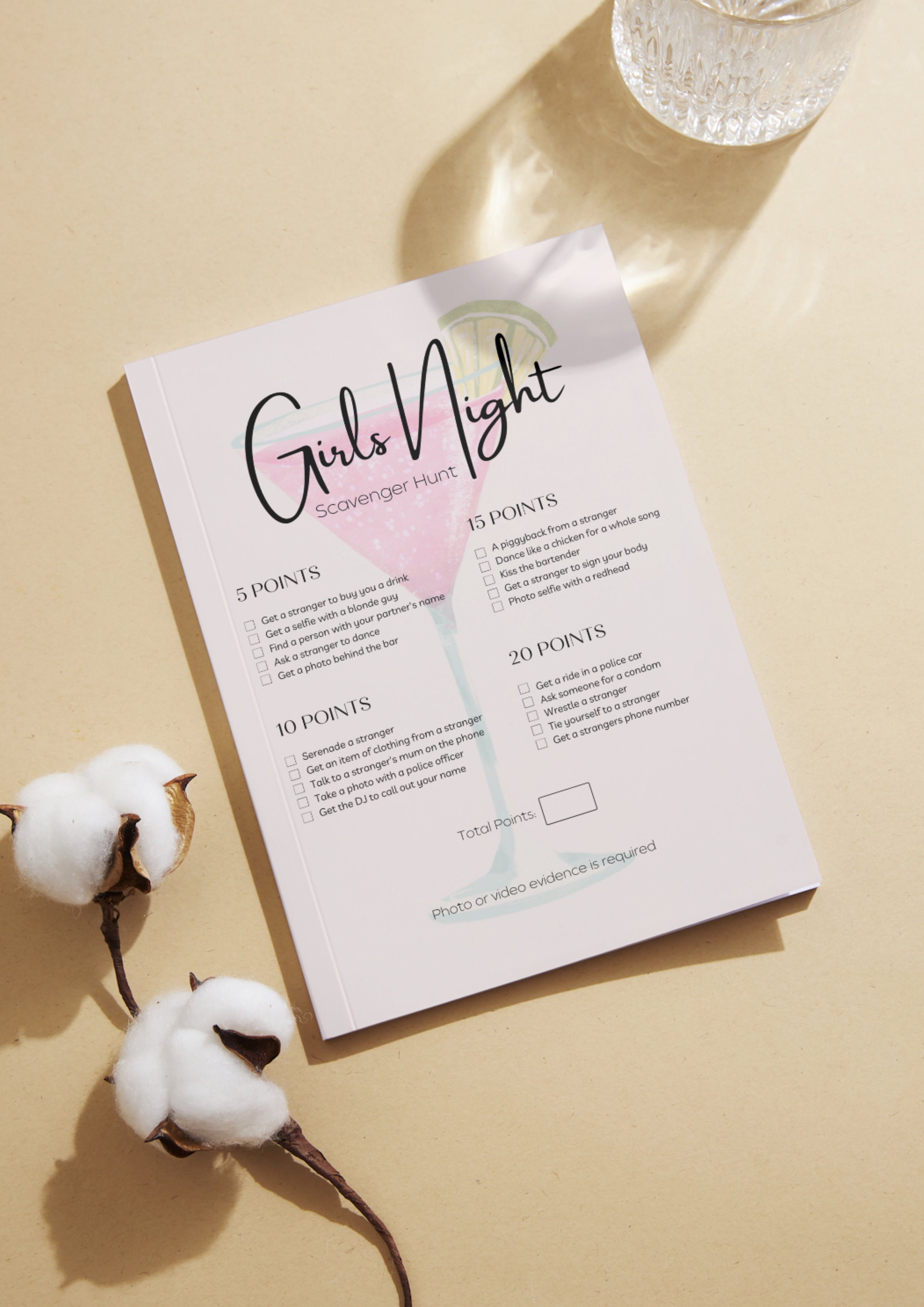 DIY Digital Bachelorette Scavenger Hunt, Hens Scavenger Hunt, Hens — free download