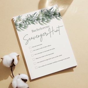DIY Digital Bachelorette Scavenger Hunt, Hens Scavenger Hunt, Hens Night, Editable, Bachelorette Party, Girl&#39;s Night, Instant download Canva