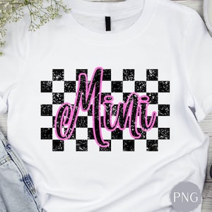 Checkered Mini Png, Retro Mama Mini Png, Mama Shirt Png, Trendy Mom Png,  Mama Shirt Design, Mini Sublimation Designs, Instant Download