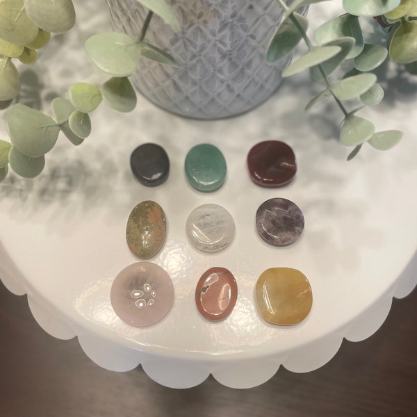 Intuitively Chosen Crystal magnets | Refrigerator Magnets | Gift | Gemstones and Crystals | Home Decor | Witchy Decor | Reiki