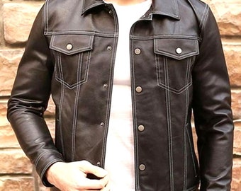 Vintage Leather Gap Jean Jacket 90s Old Trucker Jacket G Jean Type Vintage Leather Gap Jean Jacket 90s Old Trucker Jacket G Jean Type