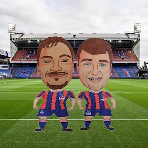Fully Custom Football Cartoon Using Your Photos and your customizations from the kit to the boots to the stadium