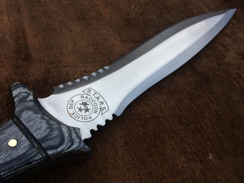 Handmade 5160 Spring Steel RE4 Leon Kennedy's Knife Full Etsy