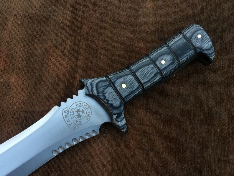 Handmade 5160 Spring Steel RE4 Leon Kennedy's Knife Full Etsy