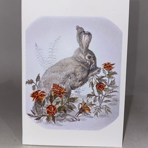 Handmade Bunny Acrylic Greeting Card
