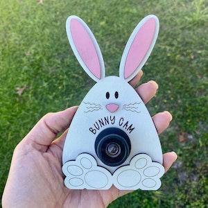 Easter Bunny Camera Table Leaner, bunny cam, Easter bunny camera, Easter bunny, camera, Easter, Easter decor, Easter kids