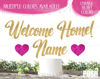 NEW DESIGN! Welcome Home, Welcome back, Welcome home banner, Welcome home military Banner, welcome banner, Homecoming