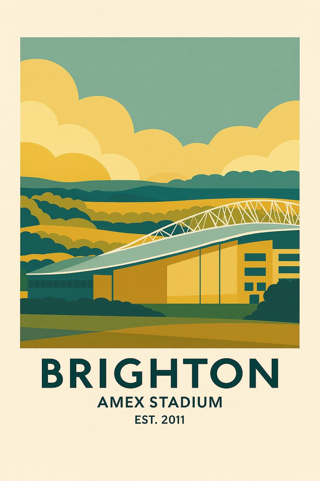 Brighton fc poster - Etsy 日本