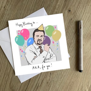 David Brent Geburtstagskarte