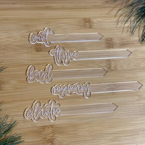 Acrylic Plant Markers