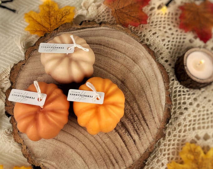 Pumpkin Jar Candle Halloween Candle Decor Jackolantern Etsy