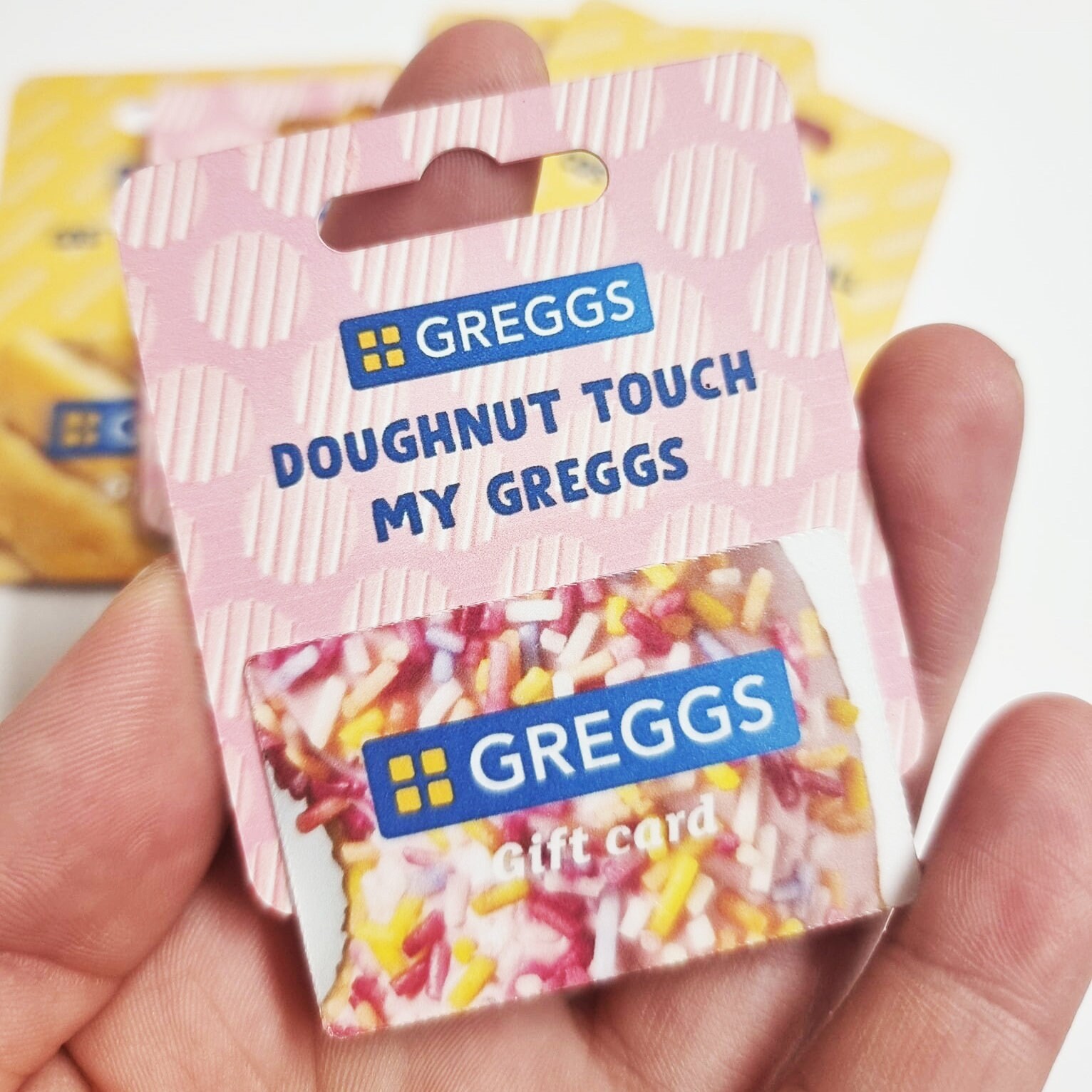 Printable Greggs Gift Card Digital File PNG JPG Etsy