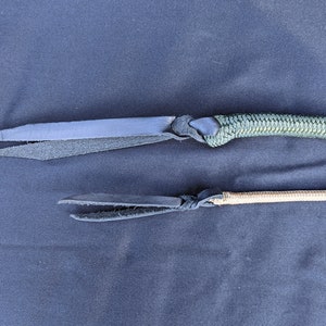 Popper Replacements, Black Latigo Leather, Lead Rope Popper, String Popper, Leadrope, Popper, Leather Popper