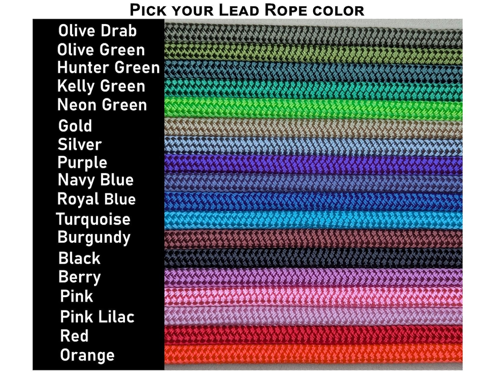 Trawle Lead Rope SALE Pre-made 12ft Lead Ropes, Double Braided Nylon Yacht Rope - Etsy