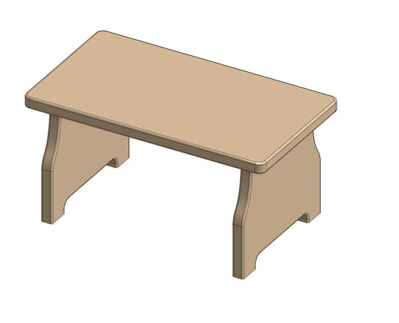 3D Model to illustrate the STL's included in the CNC machine files.