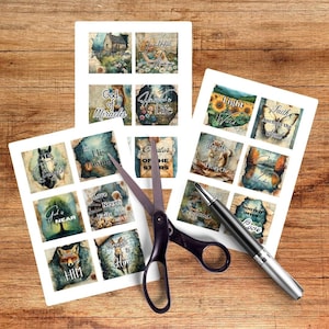 Album imprimable ou cartes de suivi – 18 modèles uniques | Téléchargement instantané | Bricolage, fabrication de cartes, embellissements de journaux, lot n° 1