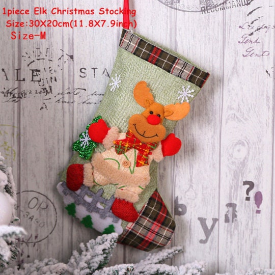 Personalised Christmas Stocking 3D Christmas Festive - Etsy UK