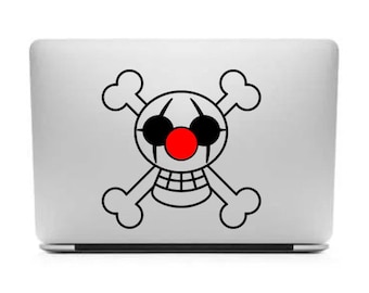 Buggy skull logo anime straw hat pirate clown