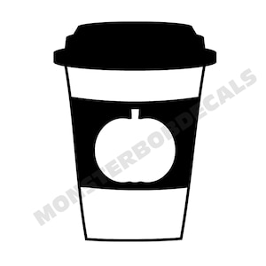 Pumpkin Spice Latte vinyl decal, PSL, coffee, starbucks, fall, autumn, halloween